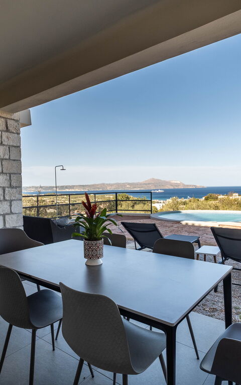 Villa Seiri: Balkong / terrasse / uteplass, Eksteriør, Utendørs