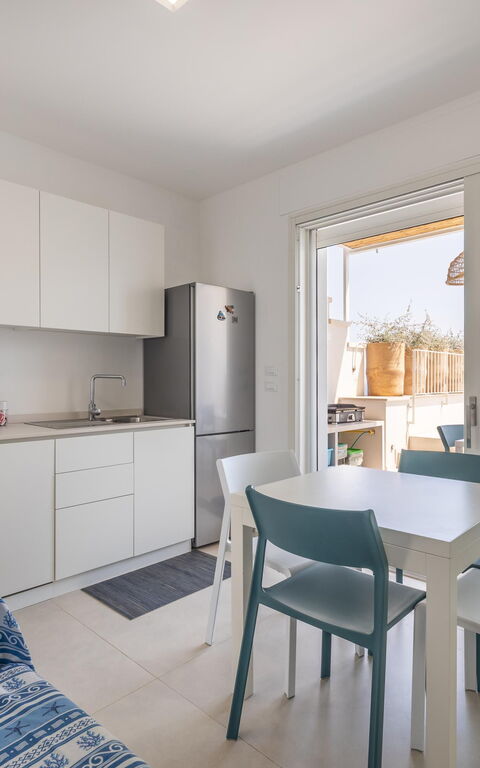 Marinaia Gran Vista Mare: Kjøkken, Lunsjrom, Stue