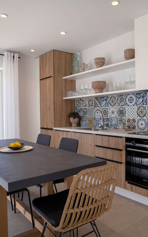 Villa Thea Mare Maistro: Kjøkken, Lunsjrom