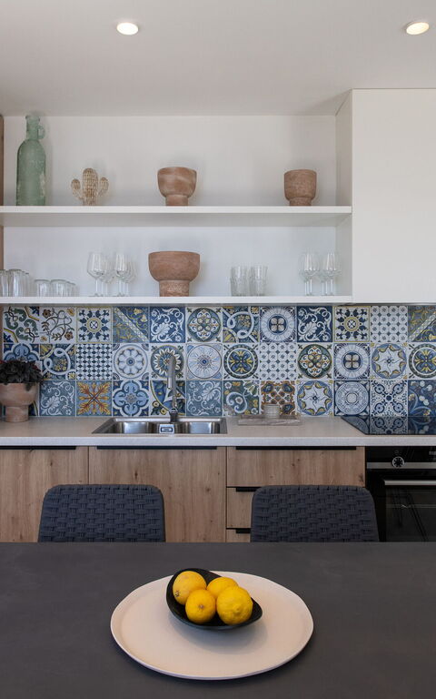 Villa Thea Mare Maistro: Kjøkken, Lunsjrom