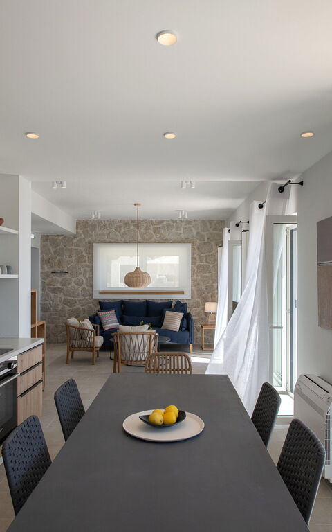 Villa Thea Mare Maistro: Kjøkken, Lunsjrom