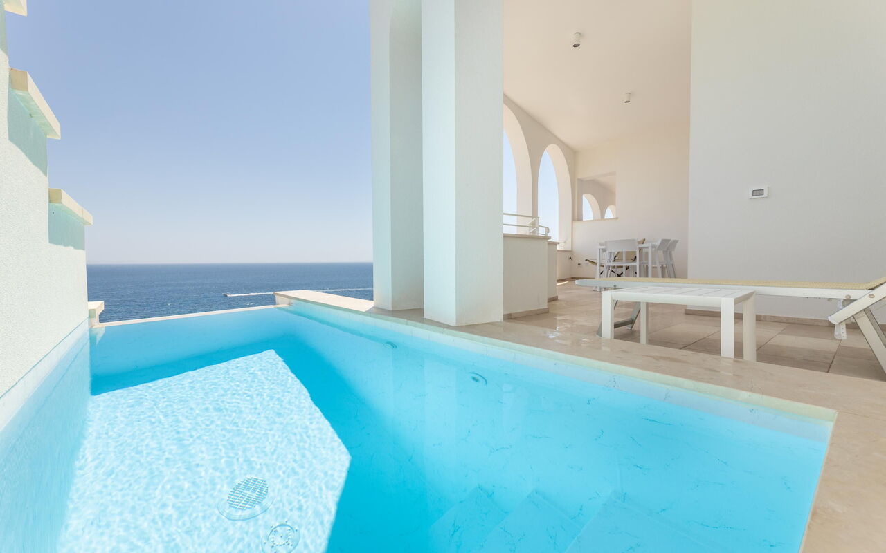 Marinaia Archi: Balkong / terrasse / uteplass, basseng, Eksteriør, Utendørs, Visningar