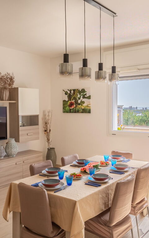 Villa Palibella: Kjøkken, Lunsjrom, Stue