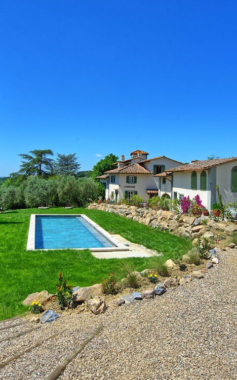 Villa Casciani: basseng, Utendørs