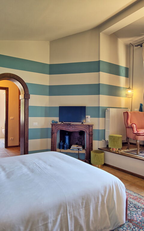 Villa Casciani: soverom