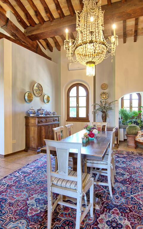 Villa Casciani: Lunsjrom, Stue