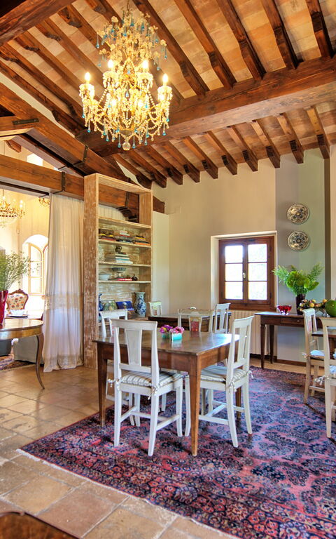 Villa Casciani: Lunsjrom, Stue