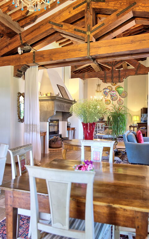 Villa Casciani: Lunsjrom, Stue