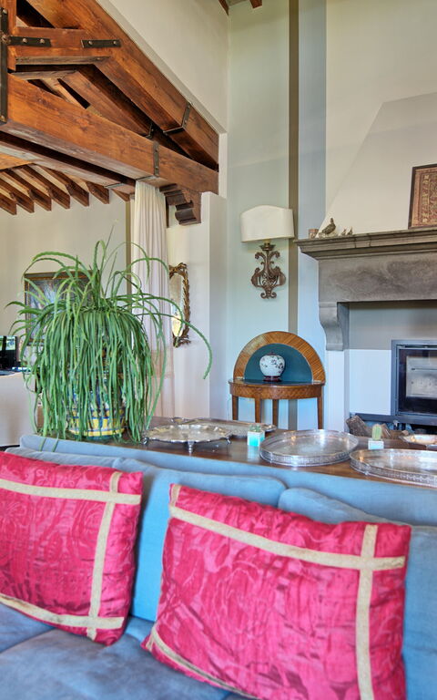 Villa Casciani: Lunsjrom, Stue