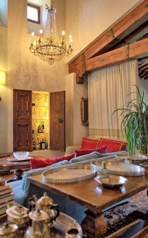 Villa Casciani: Lunsjrom, Stue