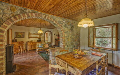 Feriebolig Leccino 1: Kjøkken, Lunsjrom