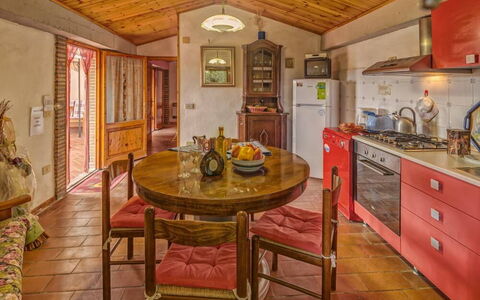 Feriebolig Leccino 4: Kjøkken, Lunsjrom