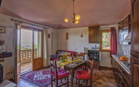 Feriebolig Leccino 5: Kjøkken, Lunsjrom