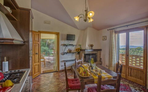 Feriebolig Leccino 5: Kjøkken, Lunsjrom