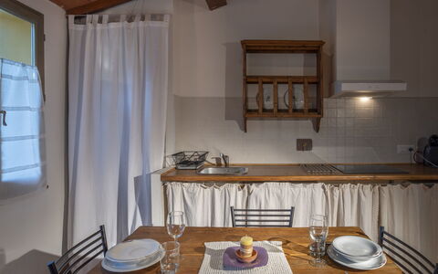 Feriebolig Mattacchione: Kjøkken, Lunsjrom