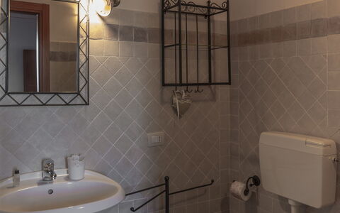 Feriebolig La Maria e Cecco: Baderom