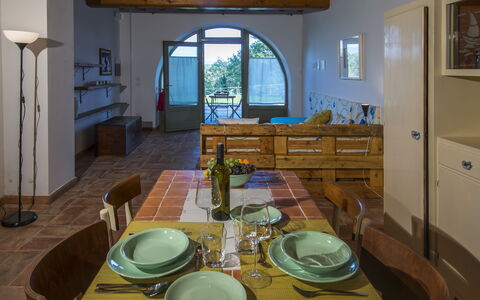 Feriebolig Roggiola: Kjøkken, Lunsjrom