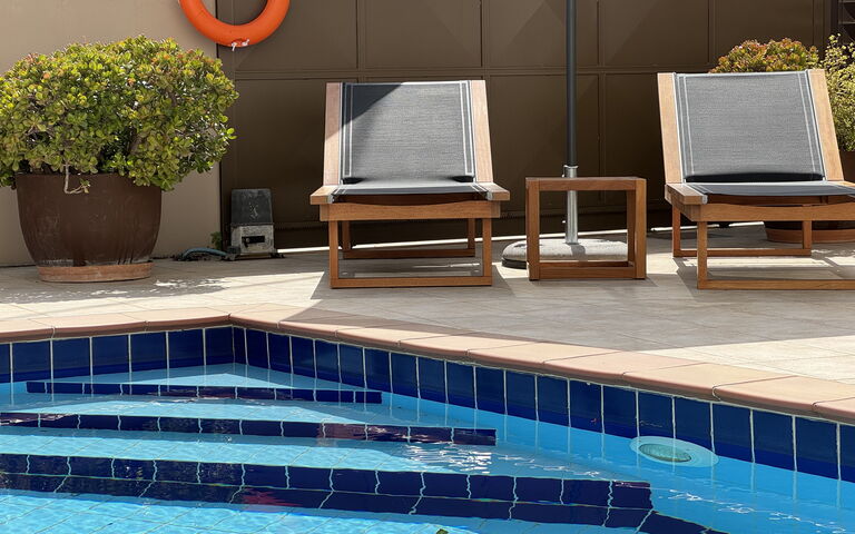 Villa Endless View: basseng, Hage, Utendørs