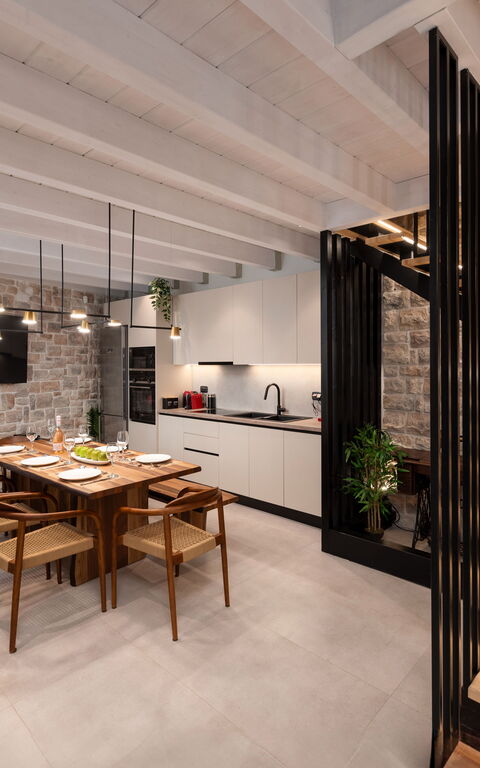 Villa Paul: Kjøkken, Stue