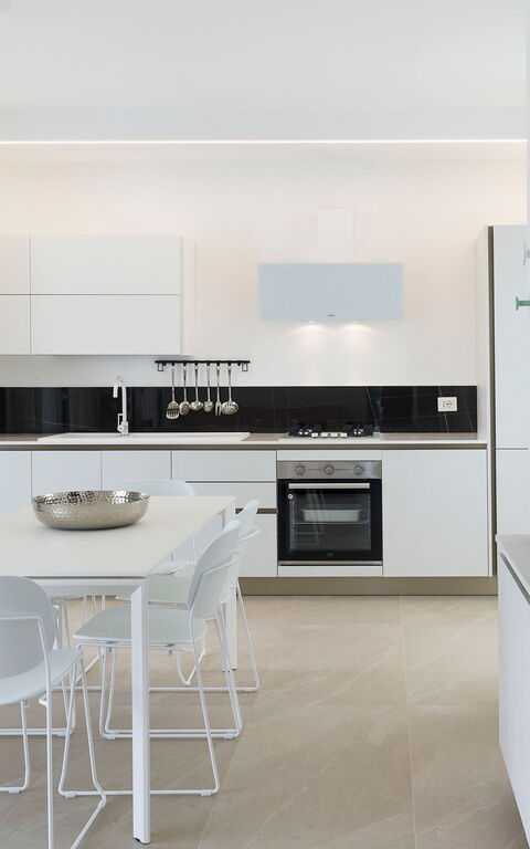 Villa Paradisus: Kjøkken, Lunsjrom