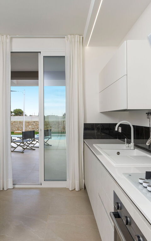 Villa Paradisus: Kjøkken, Lunsjrom