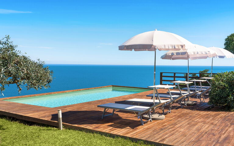 Villa Coralia: basseng, Eksteriør, Hage, Utendørs, Visningar