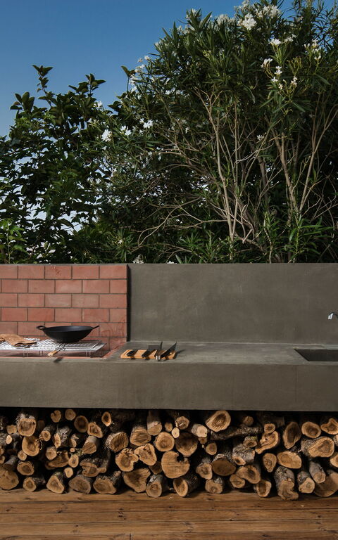 Villa Sapphire: Balkong / terrasse / uteplass, Utendørs