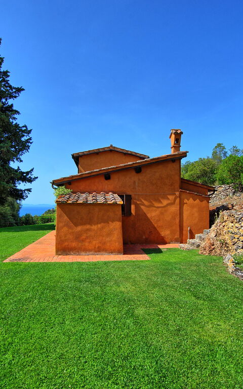 Casale Argentario: Hage, Utendørs