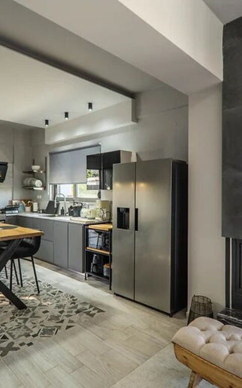 Villa Katrina: Kjøkken, Stue