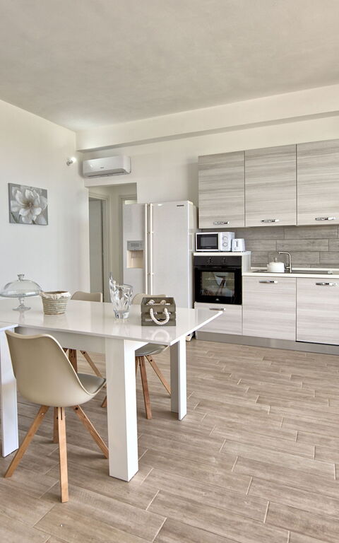 Villa Infinito: Kjøkken, Lunsjrom