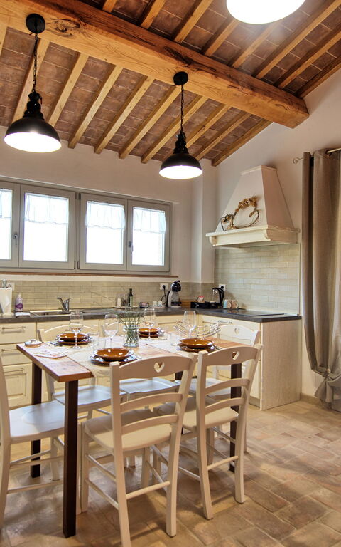 Casa Andrea: Kjøkken, Lunsjrom, Stue