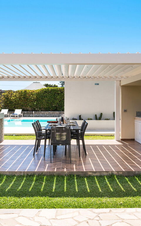 Villa Dilecta: Balkong / terrasse / uteplass, Eksteriør, Hage, Utendørs