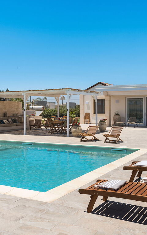 Villa Paolina: Balkong / terrasse / uteplass, basseng, Eksteriør, Utendørs