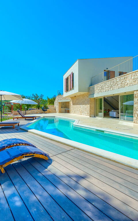 Villa Pine Haven: basseng, Eksteriør, Utendørs