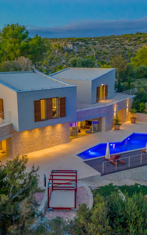 Villa Pine Haven: basseng, Eksteriør, Utendørs