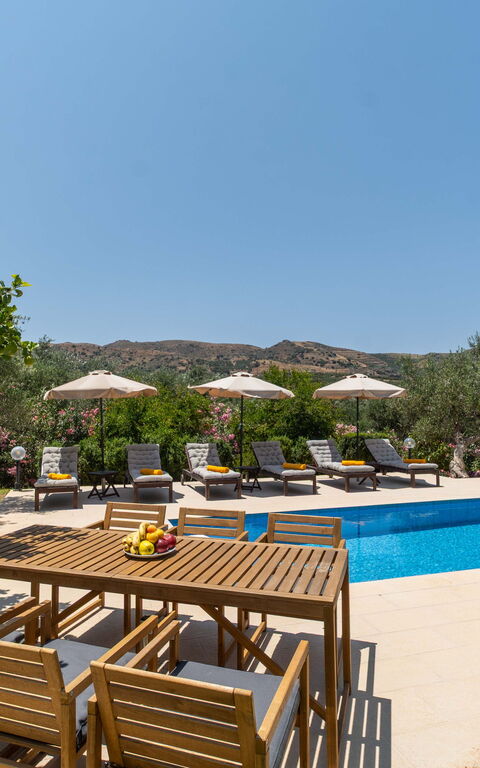 Villa Aetheria: basseng, Eksteriør, Hage, Utendørs