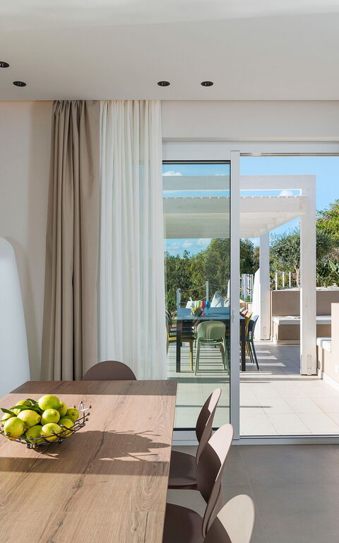 Villa Castalia: Kjøkken, Lunsjrom