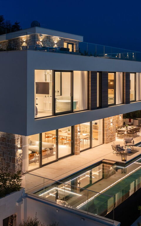 Villa Olive Vista 2: Balkong / terrasse / uteplass, basseng, Eksteriør, Utendørs