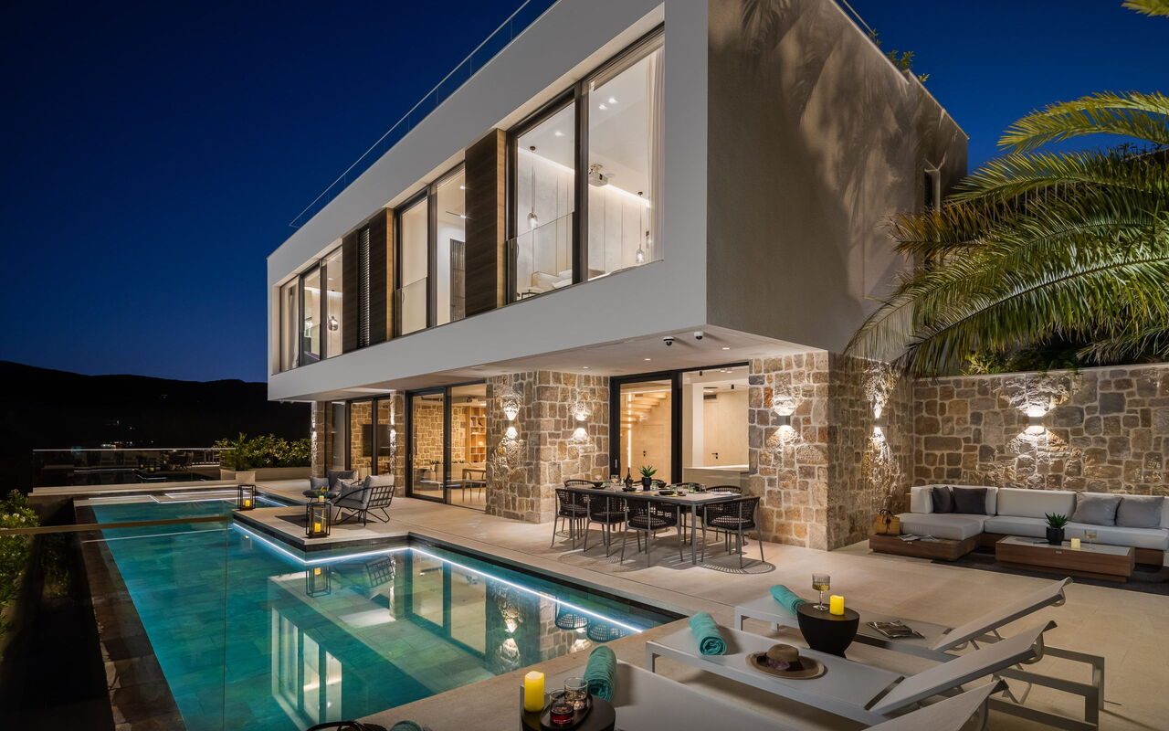 Villa Olive Vista 2: Balkong / terrasse / uteplass, basseng, Eksteriør, Utendørs