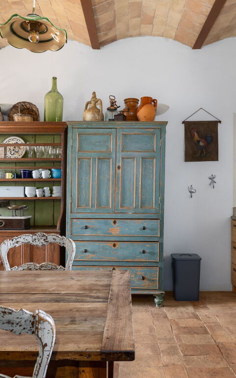 Casale Delle Mele: Kjøkken, Lunsjrom