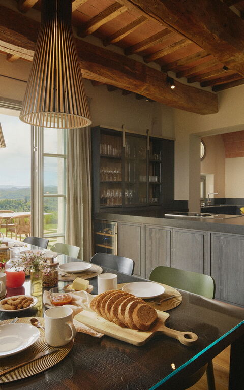 Villa Elmi: Kjøkken, Stue