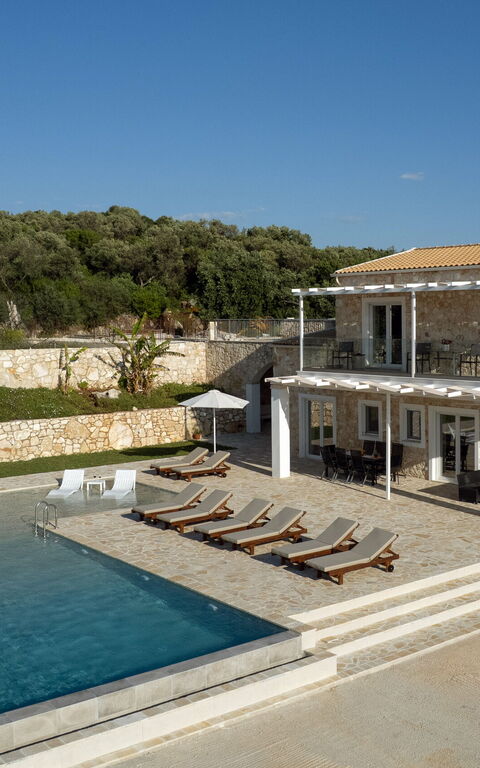 Villa Sunset: basseng, Eksteriør, Hage, Utendørs