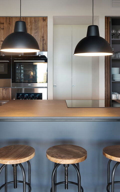 Villa Zigulì: Kjøkken, Lunsjrom