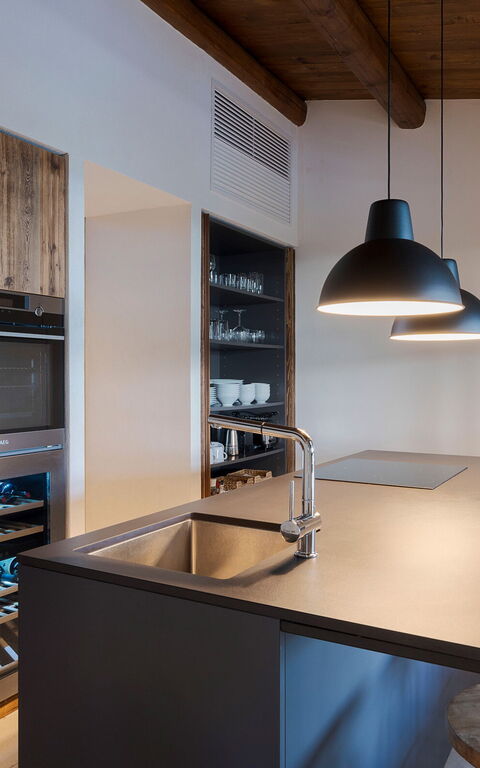 Villa Zigulì: Kjøkken, Lunsjrom