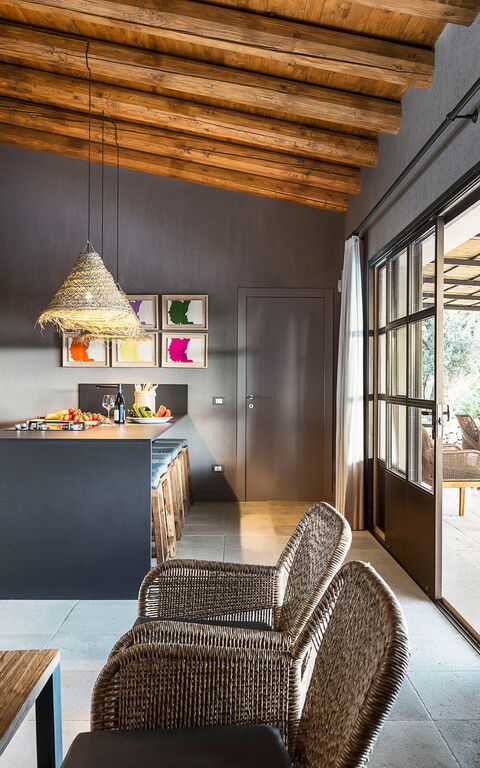 Villa Zigulotto: Kjøkken, Stue