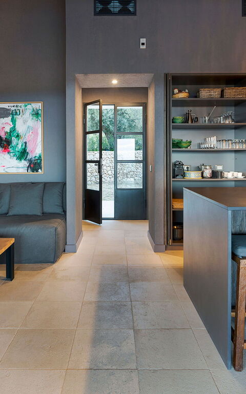 Villa Zigulotto: Kjøkken, Stue