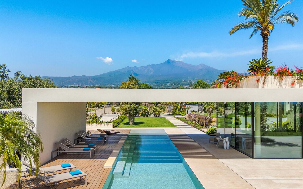Villa Hermosa: basseng, Visningar