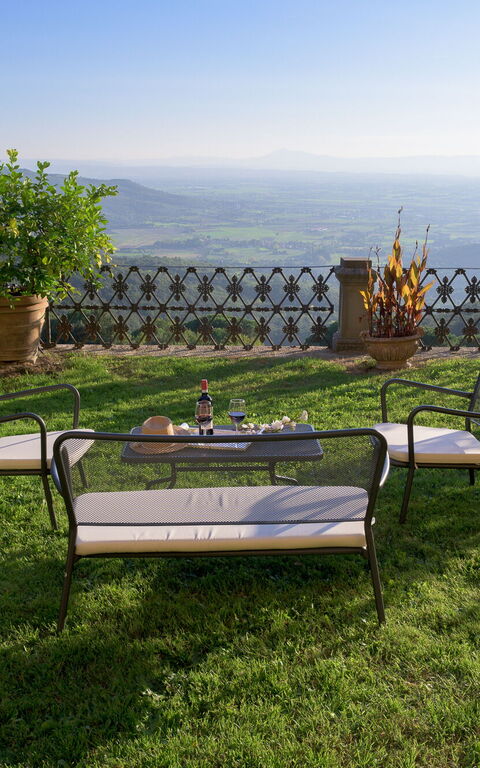 Villa Laparelli Pitti: Hage