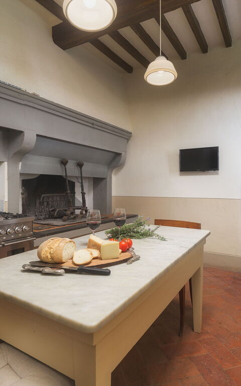 Villa Laparelli Pitti: Kjøkken