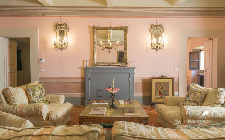 Villa Laparelli Pitti: Stue